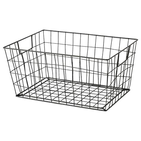 Datan Rd Wire Basket Black 11 X17x7 Ikea