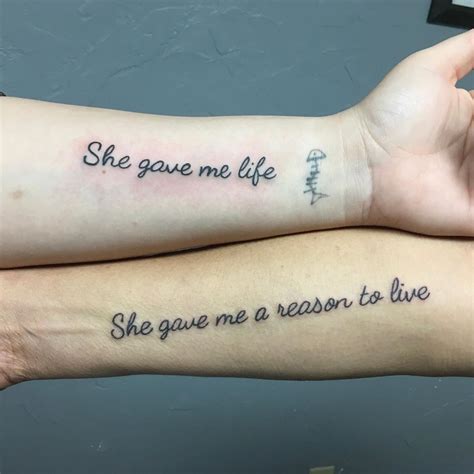 Daughter Quotes From Mom Tattoos