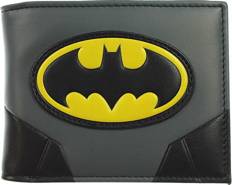 Dc Comics Men S Batman Gold Logo Bi Fold Wallet At Amazon Men S