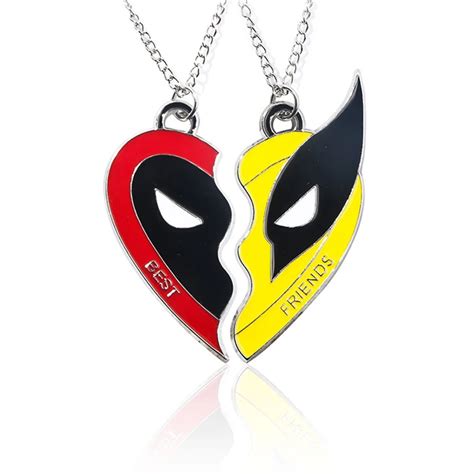 Deadpool and Wolverine Necklace: Ultimate Geek Chic Accessory