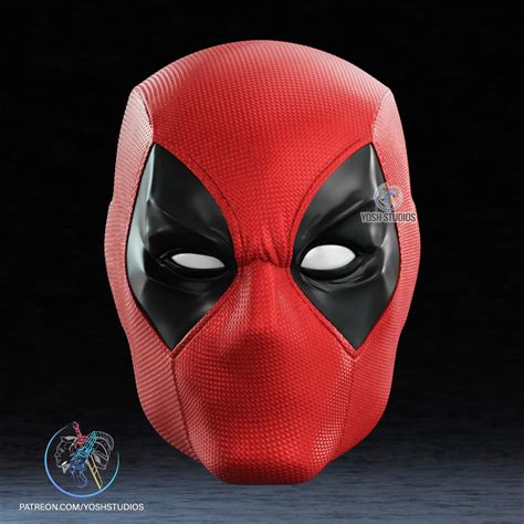 Deadpool Mask V 1 1 For 3D Printing Diy Etsy Deadpool Mask 3D Printing Diy 3D Printed Mask