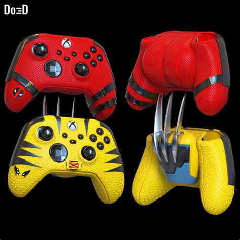 Deadpool Wolverine Xbox Controller Case 3D Printable Model Print