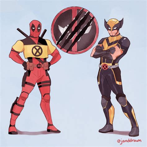 Deadpool X Wolverine Fan Art By Me R Marvel