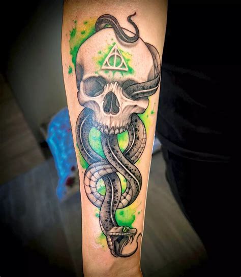 7 Dark Death Eater Tattoo Designs Inspired by Harry Potter