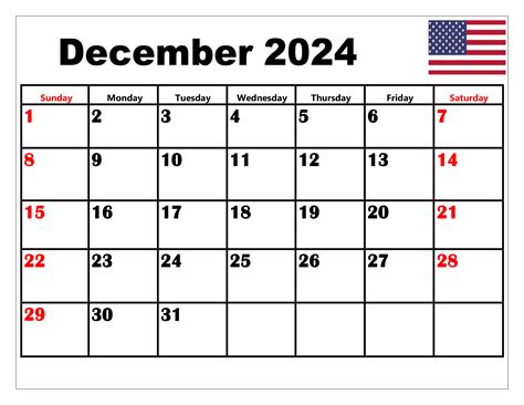 December 2024 Holidays