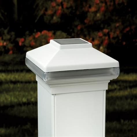 Deckorators 4X4 White Solar Post Cap Light