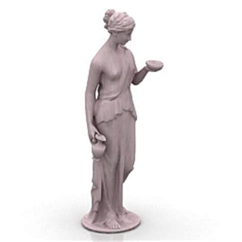 Decoration Ware 3D Models Statue N111011 3D Model Gsm 3Ds For Interior 3D Visualization