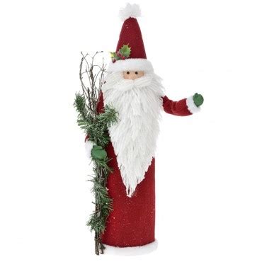 Decorative Santa Claus With Branches 63Cm