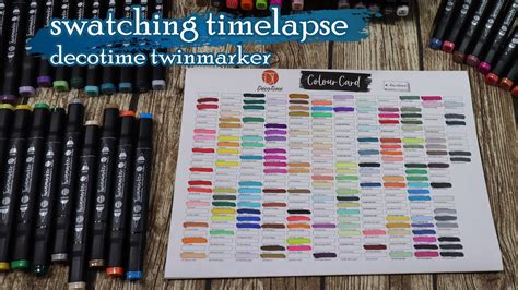 Decotime Twinmarker Swatching Timelapse Youtube