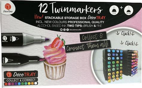 Decotime Twinmarkers With New Colors Cupcake Tones Professionele