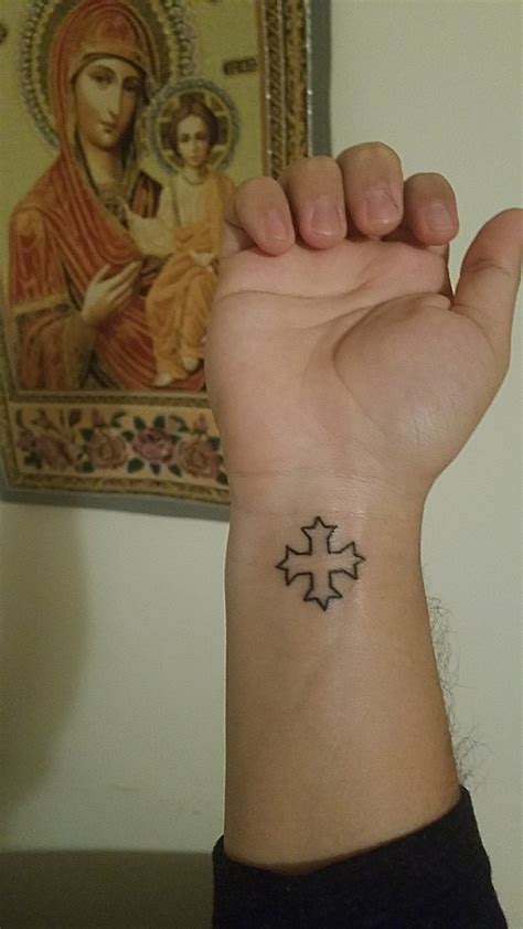 Deep Thoughts Coptic Orthodox Tattoo Christian Tattoos Cross Tattoo