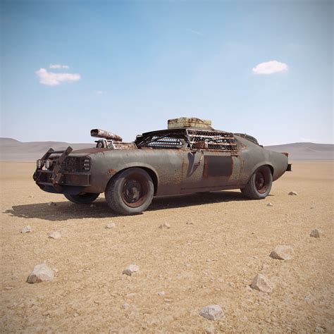 Dejan Parovec Post Apocalyptic Muscle Car