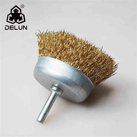 Delun Abrasive Wire Cup Brush Assorted Cup Brushes For Clean Stripping Drill Attachment From