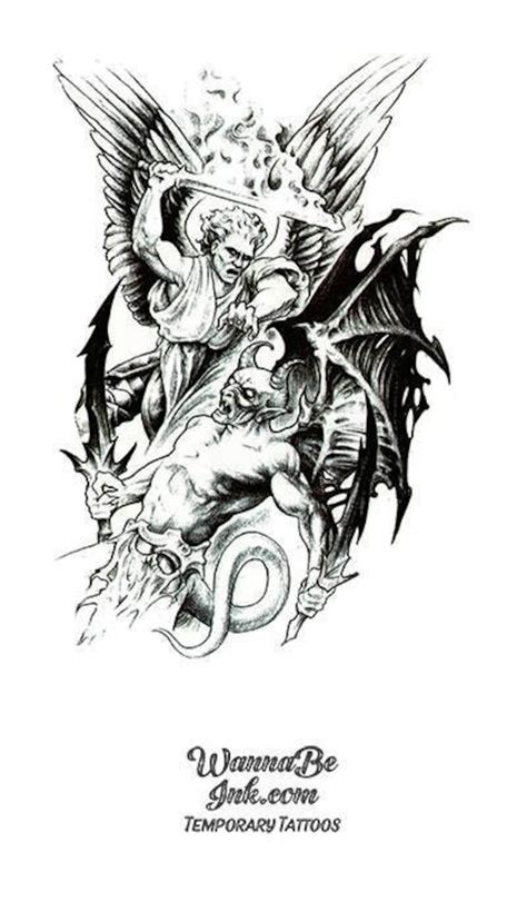 Demon Tattoo Images Designs Demon Tattoo Angel Demon Tattoo