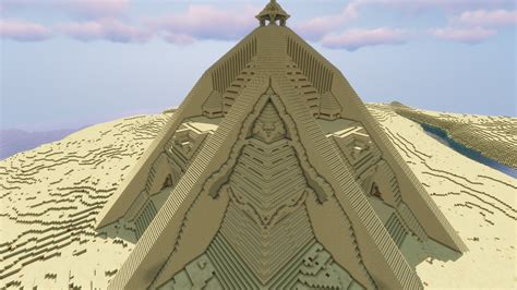 Desert Pyramid Temple By U Fallenqsnow Minecraft Pyramid Minecraft