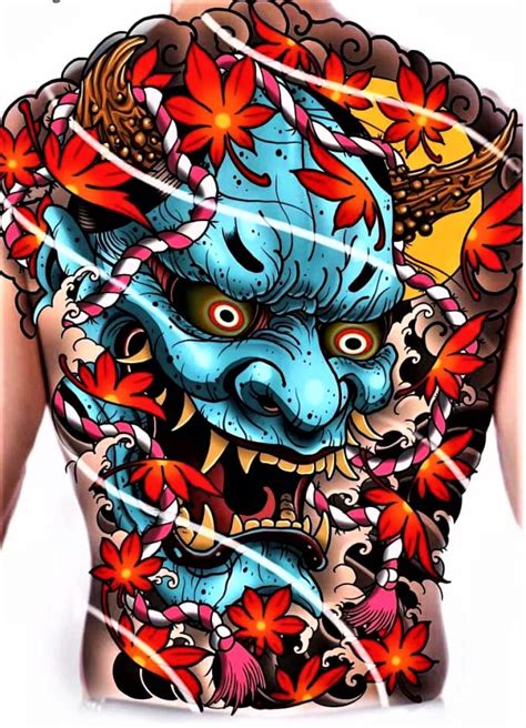 Design A Japanese Hannya Mask Tattoo For You By Mizoudesigner Fiverr