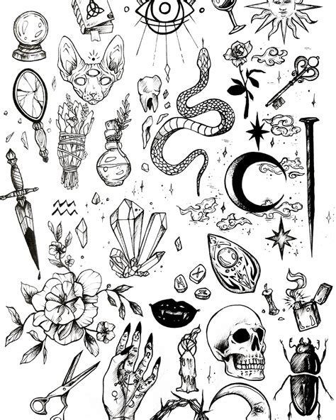 20 Tattoo Flash Design Ideas You Need to See