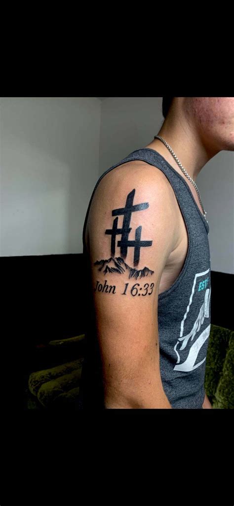 Details 77 3 Crosses Tattoo In Cdgdbentre