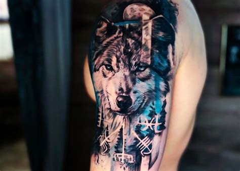 Details 84 Wolf Tattoo Designs For Men Best In Coedo Com Vn