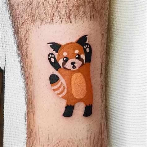 Details More Than 73 Cute Red Panda Tattoo In Coedo Com Vn