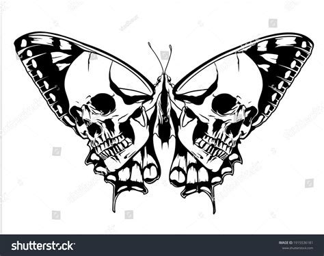 Details More Than 79 Skull With Butterfly Tattoo Best In Cdgdbentre