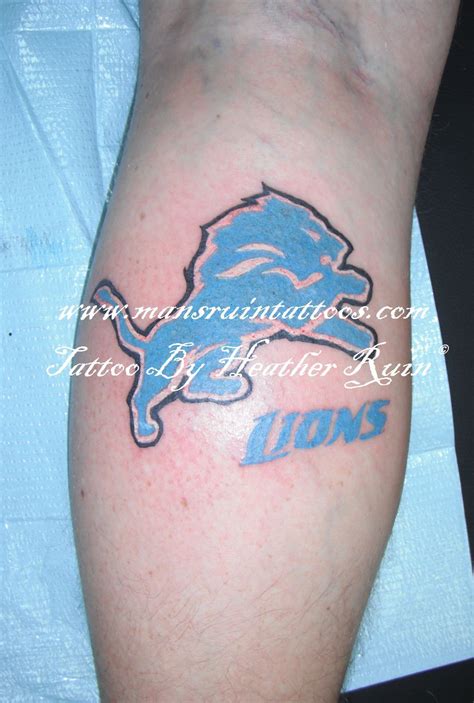 Detroit Lions Tattoo Designs for Die-Hard Fans Only