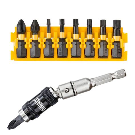 Dewalt 10 Piece Impact Screwdriver Angled Bit Holder Set Screwdriver