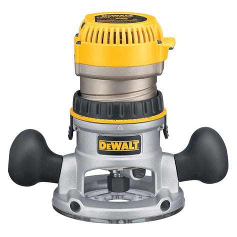 Dewalt 2 1 4 Hp Evs Fixed Base Router Kit With Soft Start Dw618k The