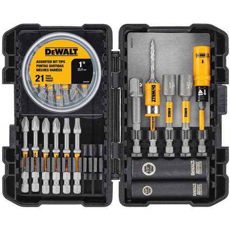 Dewalt 35 Piece Max Impact Screwdriving Bit Set W Magnetic Screw Lock