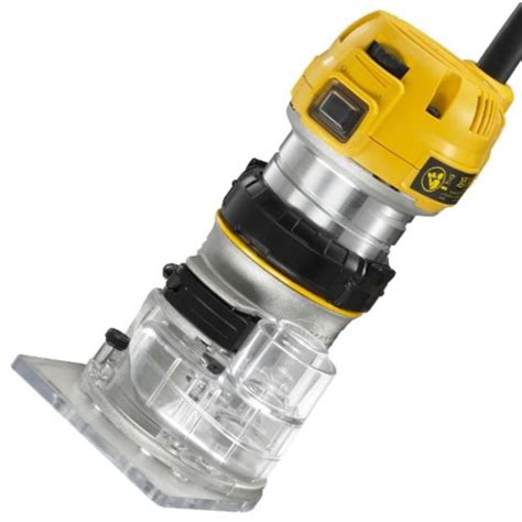 Dewalt D26200 Combination Router Palm Grip Fixed Base 1 4 Shank