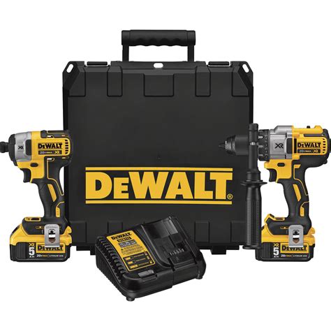 Dewalt Drill Driver And Impact Driver Combo Kit Cordless 20 V Rona Cordless Drill