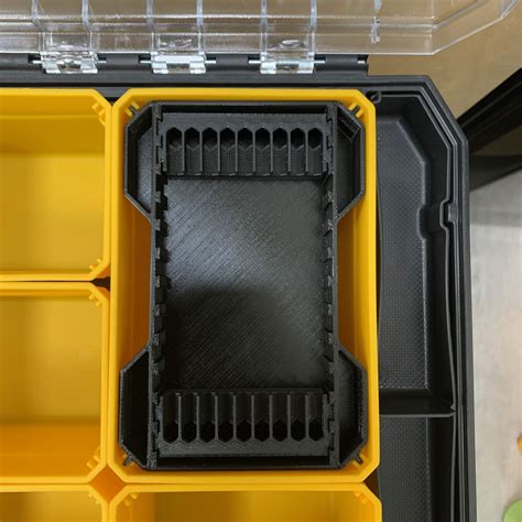 Dewalt Tstak Organiser Insert Tough Tray Bit Holder Karpenter