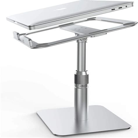 Dhgate Com Elevate Your Workspace With Mc N3 Portable Laptop Stand Premium Aluminium Foldable Notebook Stand For 10 To 15 6 Inch Laptops Ideal For Macbook Lenovo Dell Users Computers Networking