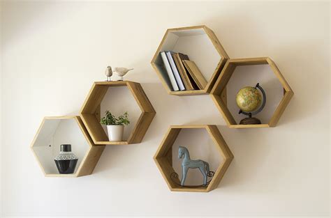 Diagonal Hexagon Decor Minimalist Apartment Decor Interior Wall Decor