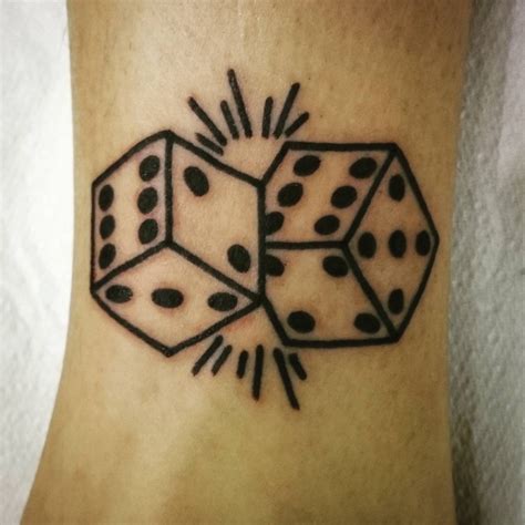 Dice Tattoos Designs Ideas And Meaning Tattoos For You