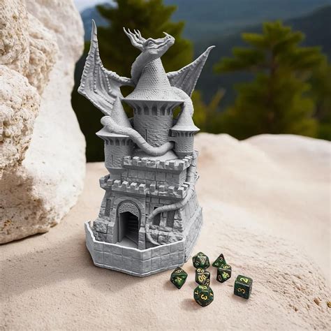 Dice Tower Game Master Dice Tower Dungeon Master Dice Etsy