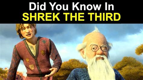 Did You Know That In Shrek The Third Easter Eggs Movie Facts Youtube