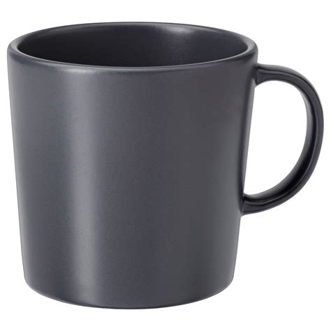 Dinera Mug Dark Grey 30 Cl Ikea Indonesia