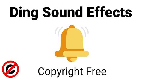 Ding Sound Effects Copyright Free Youtube