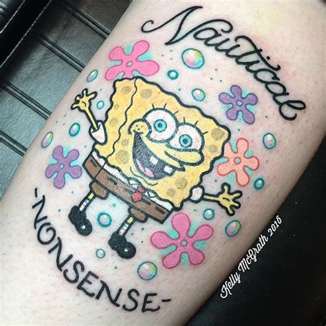 Discover More Than 67 Spongebob Flowers Tattoo Latest In Coedo Com Vn