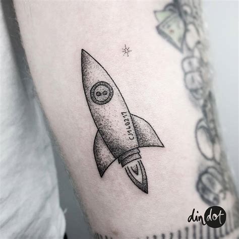 Discover More Than 78 Minimalist Rocket Tattoo Latest In Cdgdbentre