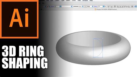 Disegno Di Anelli Con Illustrator Come Creare Un Anello 3D Con