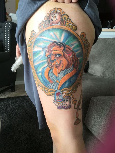 Disney Beast Tattoo Tattoos Portrait Tattoo Disney Beast