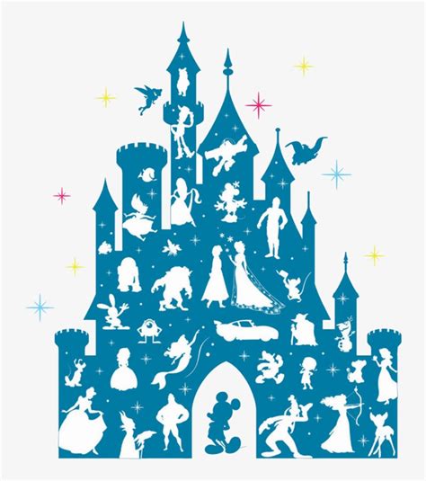 Disney Cinderella Castle Silhouette Download Free Png Images