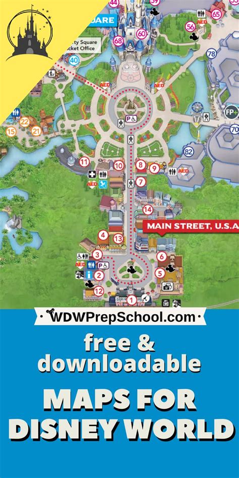 5 Free Disney World Park Maps Printable