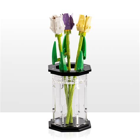 Display Vase For Lego Flowers Wicked Brick