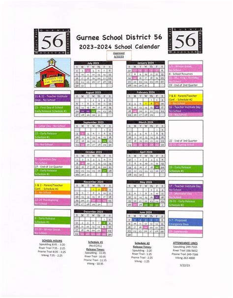 District 56 Calendar