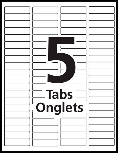 Divider Tabs Template Word