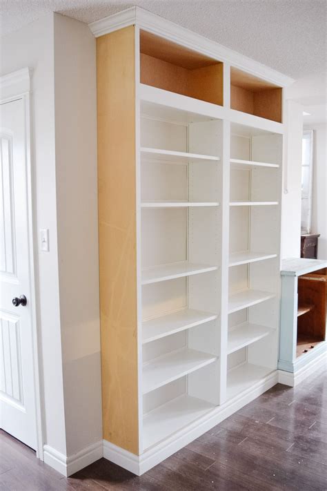 Diy Built In Billy Bookcase Hack Artofit