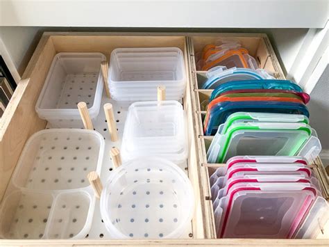 Diy Drawer Organizer For Plastic Containers And Lids The Handyman S